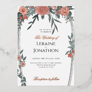 Faire-part de mariage non précipité