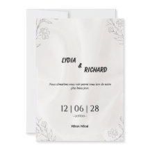 Faire-Part de Mariage Notre Beau Jour