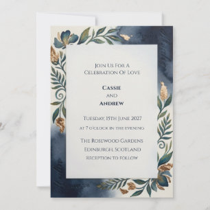 Faire-part de mariage numérique pour lieu élégant