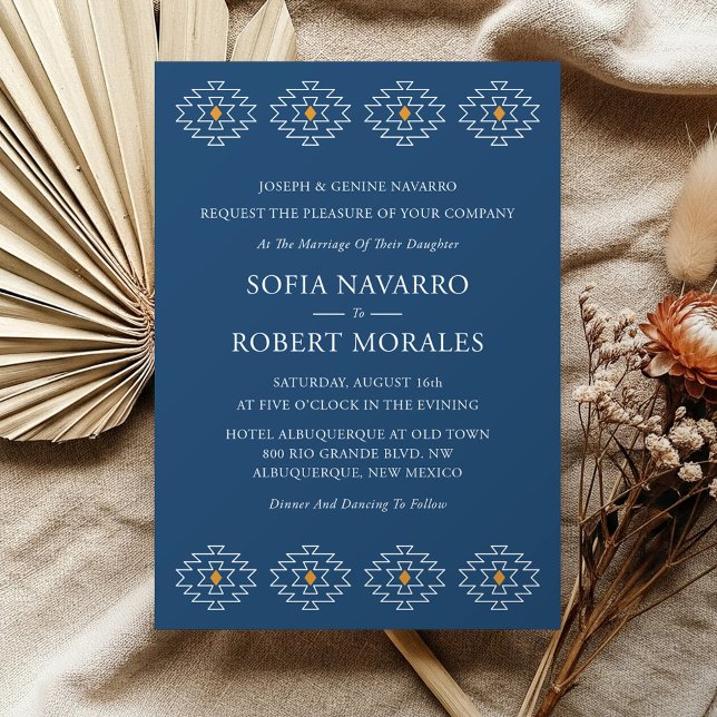 Faire-part de mariage Occidental Avec Libellé Form (Rio Rancho Wedding Invitation)