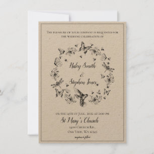 Faire-part de mariage officiel de la couronne natu