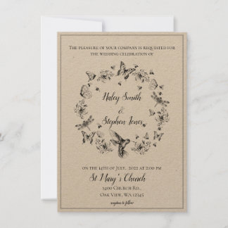 Faire-part de mariage officiel de la couronne natu