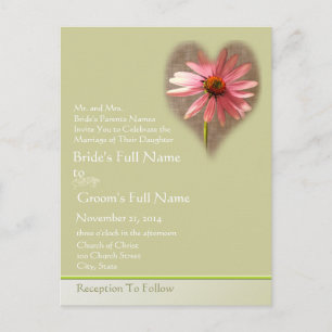 Faire-part de mariage Oiseaux vintages