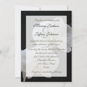 Faire-part de mariage orchidée — Orchidées blanche