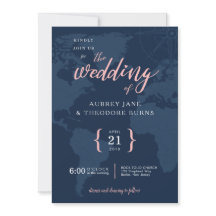 Faire-part de mariage orienté de boussole et de