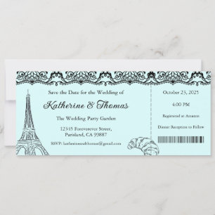 Faire-Part de Mariage, Papeterie de Mariage, Paris
