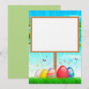 Faire-part de mariage Pâques personnalisée