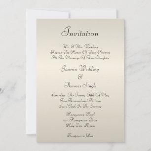 Faire-part de mariage Pearl Cream