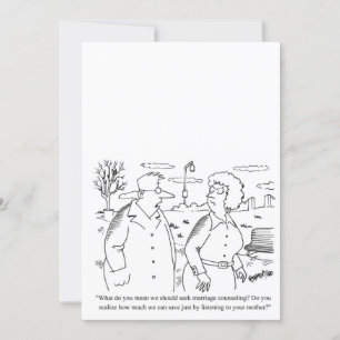 Faire-part de mariage personnalisable humoristique
