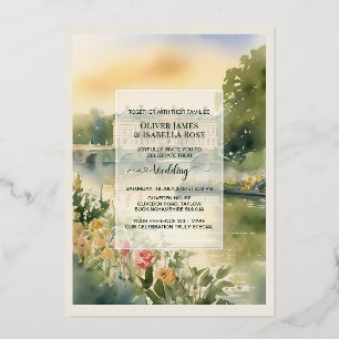 Faire-part de mariage personnalisé Art Cliveden Ho