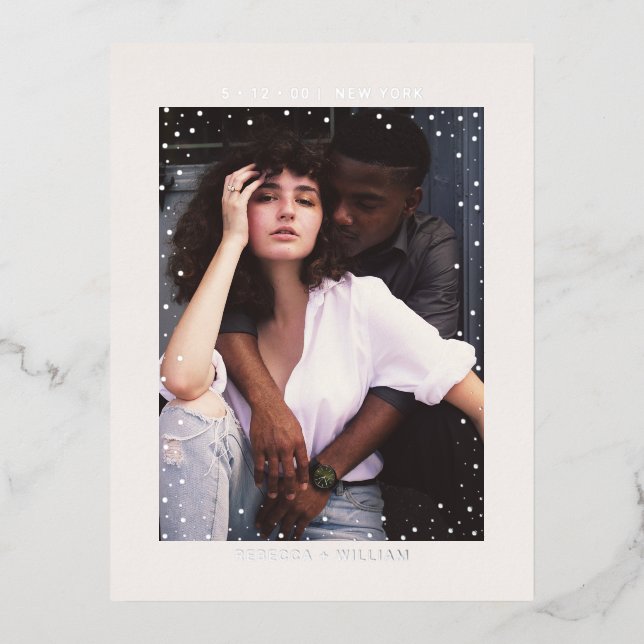 Faire-part de mariage personnalisés avec photo pou (Recto)