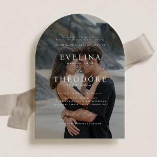 Faire-part de mariage photo officiel Parker