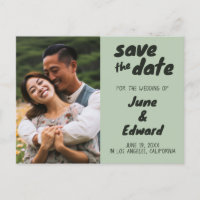 Faire-part de mariage Photo personnalisée ENREGIST