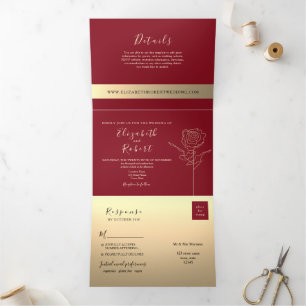 Faire-part de mariage photo romantique en Bourgogn
