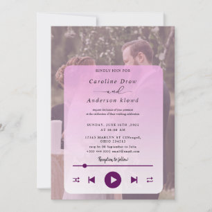 Faire-part de mariage Playlist