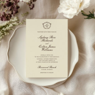 Faire-part de mariage Ranch Western Romantique