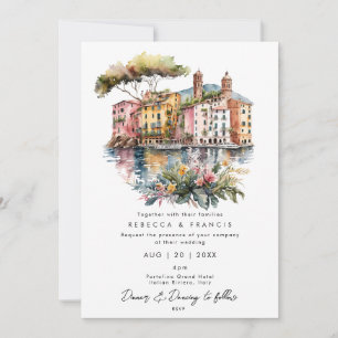 Faire-part de mariage Riviera italienne Portofino