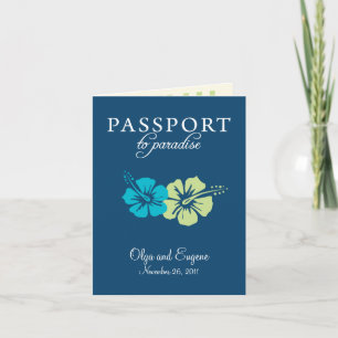 Faire-part de mariage Riviera Maya Passport