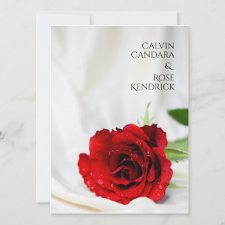 faire-part de mariage rose