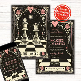 Faire-part de mariage Royal Chess