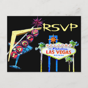Faire-part de mariage RSVP de Las Vegas
