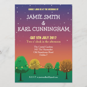 Faire-part de mariage rustique