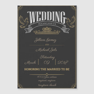 Faire-part de mariage rustique, Customisez-moi !