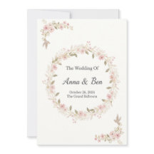 Faire-part de mariage rustique élégant