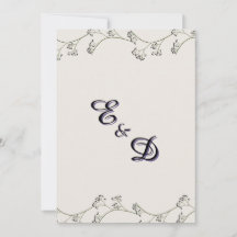 Faire-part de mariage rustique moderne élégant