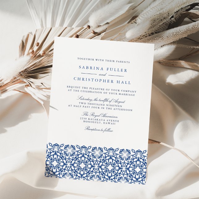 Faire-part de mariage Santorin | Lapis (Créateur téléchargé)
