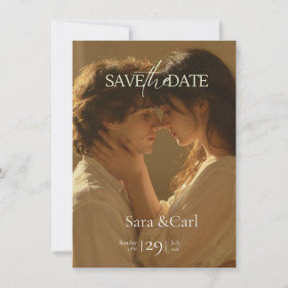 Faire-part de mariage "Save The Date" | Romantique
