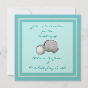 Faire-part de mariage Sea Shell