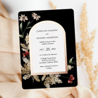 Faire-part de mariage Sedona Garden en feuille d'a