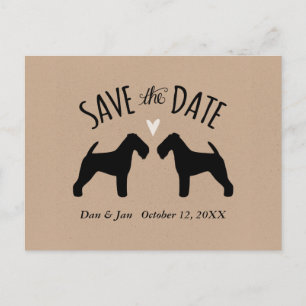 Faire-part de mariage Silhouettes de Terrier Gallo