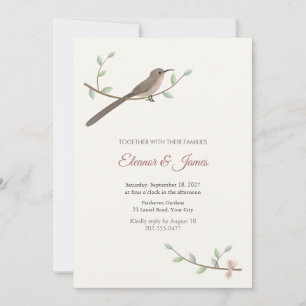 Faire-part de mariage Sugarbird