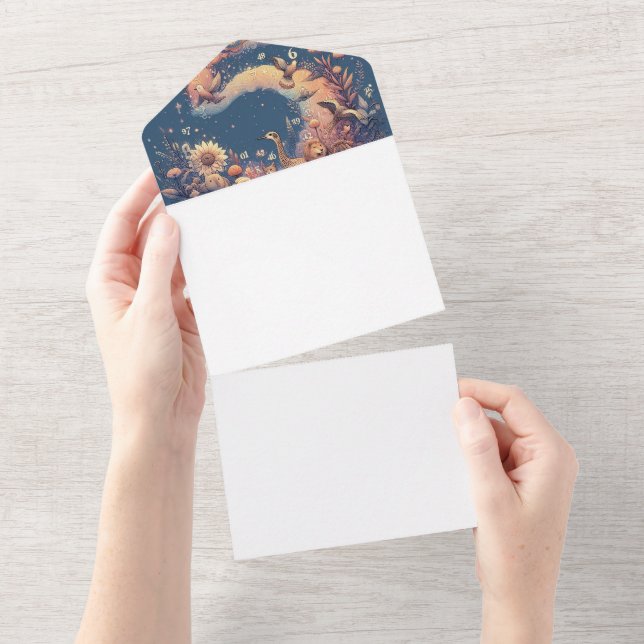Faire-part de Mariage sur Mesure, Cartes d'Invitat (Déchirure)