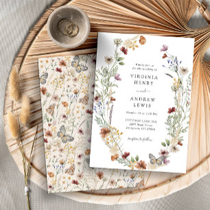 Faire-part de mariage Tan Boho