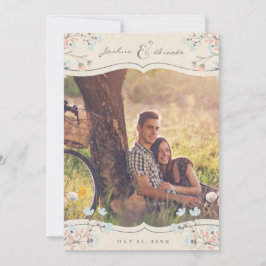 FAIRE-PART DE MARIAGE TEMPLE LDS| Photo Vintage