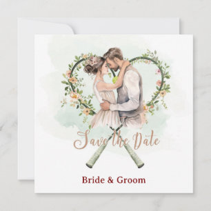 Faire-part de mariage Tennis Save the Date