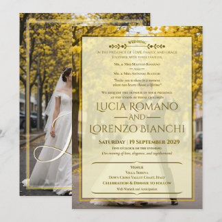 Faire-part de mariage Thème de printemps élégant e