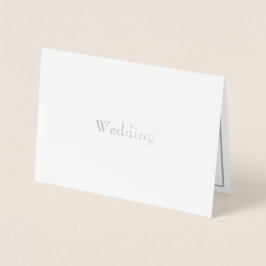 Faire-part de mariage traditionnel à huile d'argen