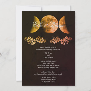 Faire-part de mariage Triple Lune Harvest