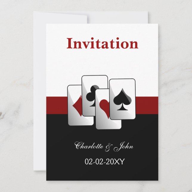 faire-part de mariage vegas (Devant)
