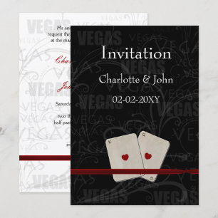 faire-part de mariage vegas