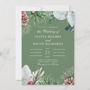 Faire-Part de Mariage Verture d'Hiver
