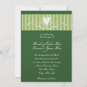 Faire-part de mariage Victorian Lace Heart