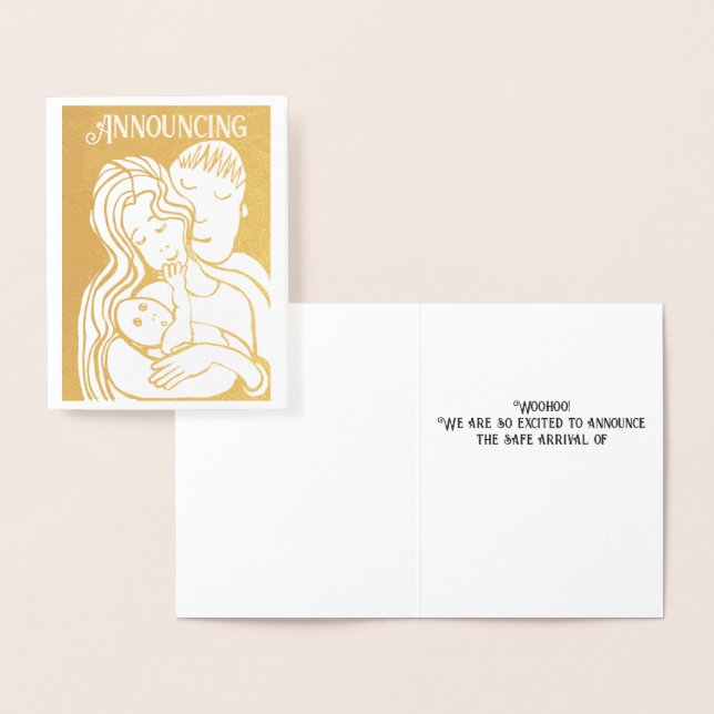 Faire-part de naissance (Affichage)