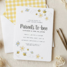 Faire-part de naissance abeille | Gingham & Margue
