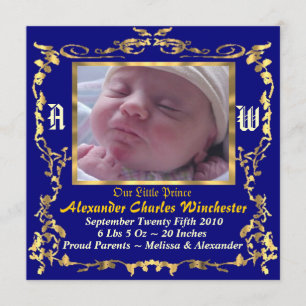 Faire-part de naissance avec du charme et unique