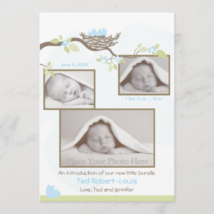 Faire-part de naissance - Baby Boy